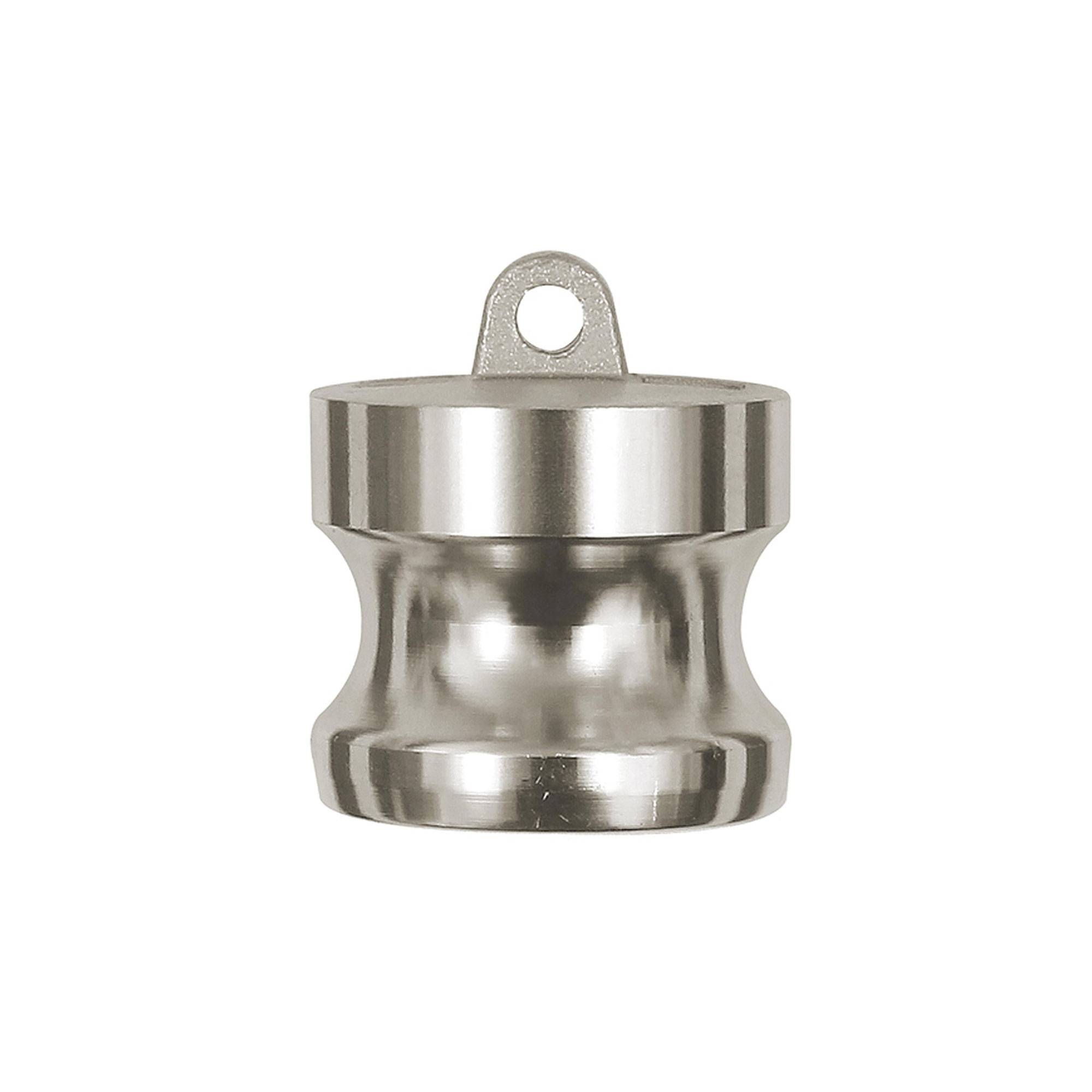 RIEGLER Kamlok-Verschlussstecker, Typ DP, ES 1.4401, Baugröße 4, Stecker-Ø 120 mm, Betriebsdruck max. 16 bar, Temp. -20-0