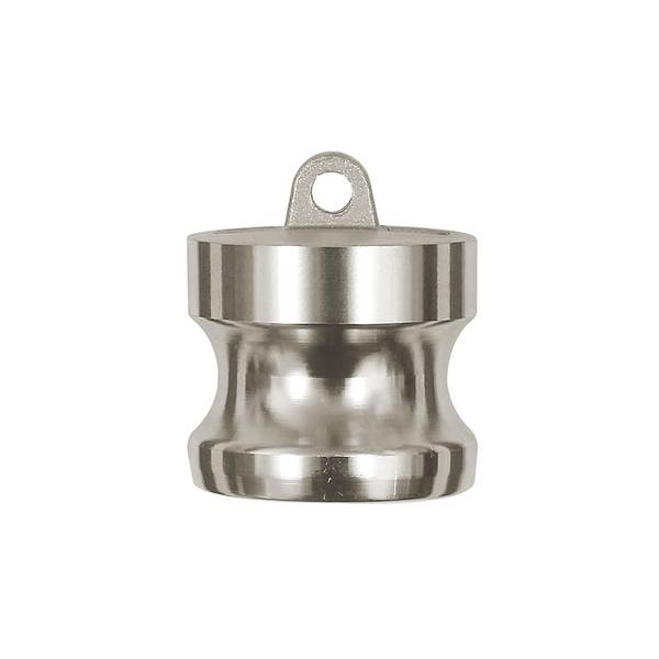 RIEGLER Kamlok-Verschlussstecker, Typ DP, ES 1.4401, Baugröße 4, Stecker-Ø 120 mm, Betriebsdruck max. 16 bar, Temp. -20