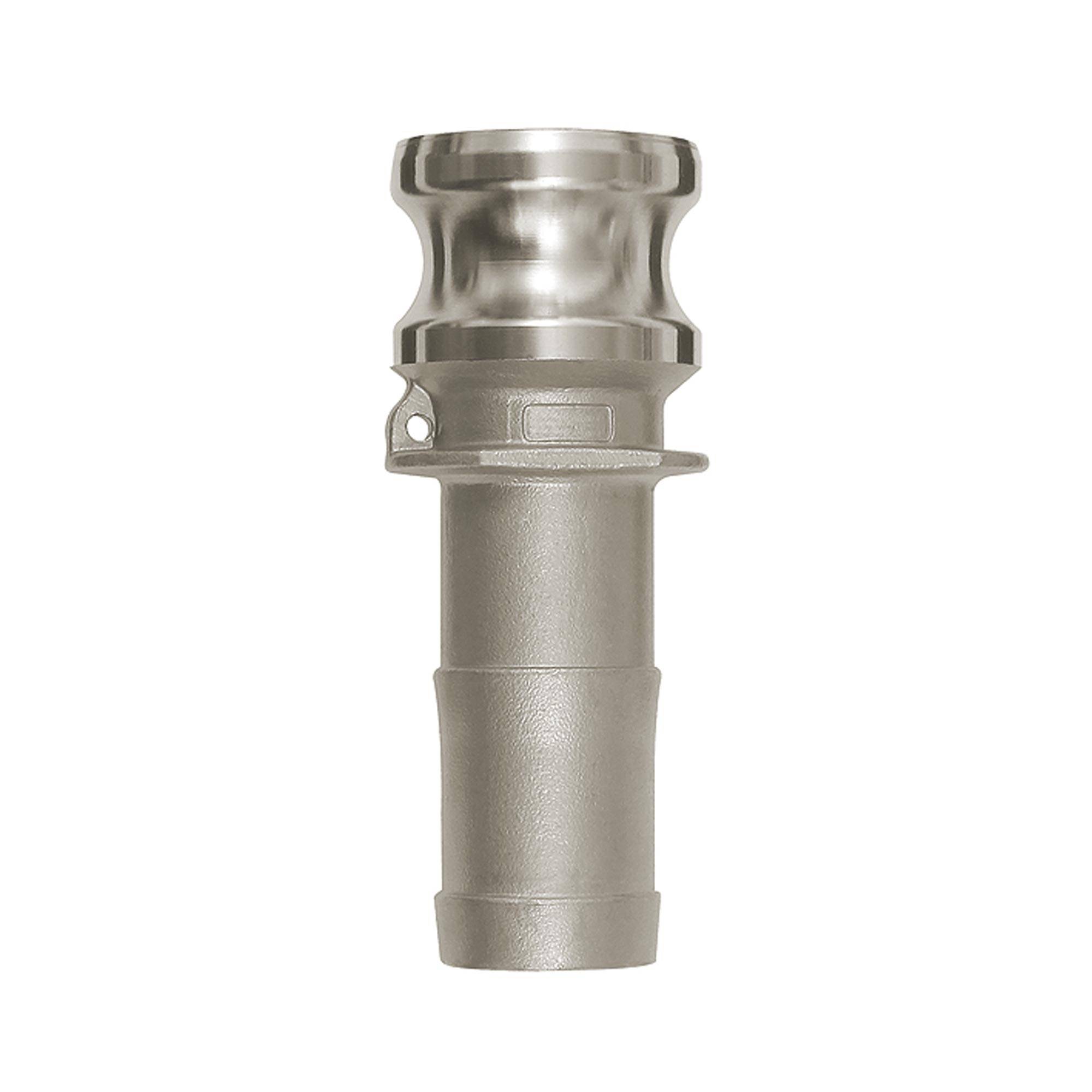 RIEGLER Kamlok-Schnellkupplungsstecker, Schlauchtülle, Typ E, ES 1.4401, LW 38, Stecker-Ø 53 mm, Druck max. 16 bar, Temp-0