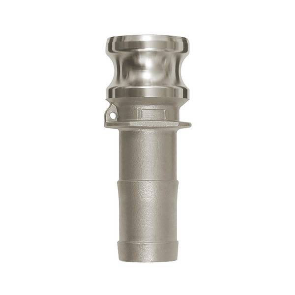 RIEGLER Kamlok-Schnellkupplungsstecker, Schlauchtülle, Typ E, ES 1.4401, LW 100, Stecker-Ø 120 mm, Druck max. 16 bar, Te