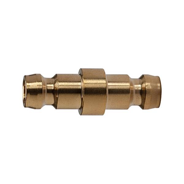RIEGLER Verbindungsstück DN 6 - DN 6, Messing 2.0401, PN max. 15 bar, Mediums-/Umgebungstemperatur -20 °C bis 160 °C.