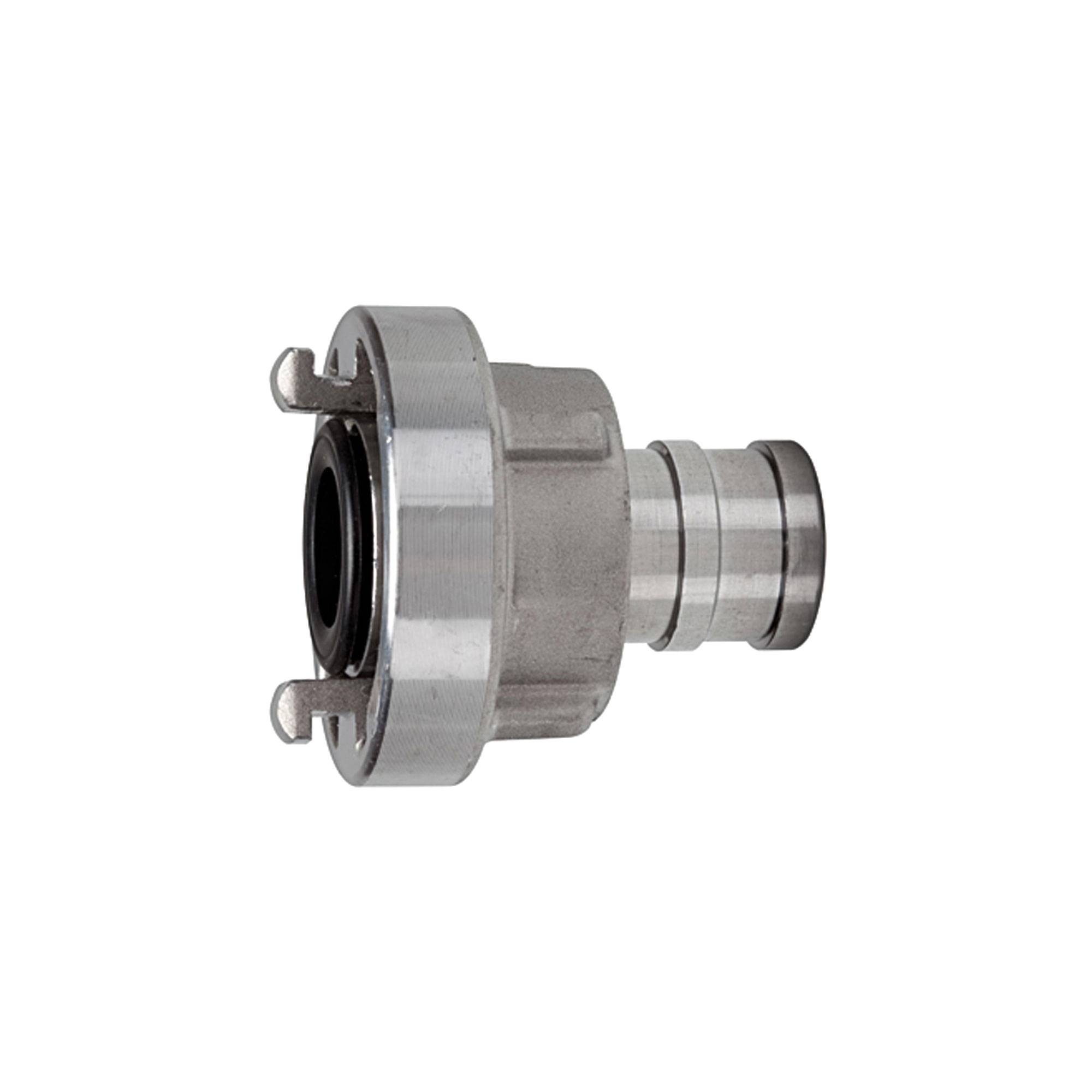 RIEGLER Storz-Kupplung, Schlauchstutzen, drehbar, Alu, Storz-Größe 25-D, LW 25, Betriebsdruck max. 16 bar, Betriebstemp.-0