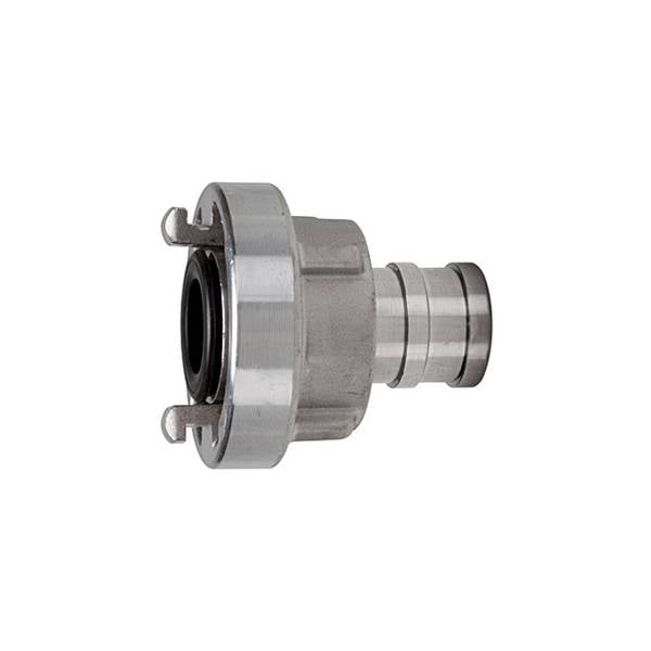 RIEGLER Storz-Kupplung, Schlauchstutzen, drehbar, Alu, Storz-Größe 25-D, LW 25, Betriebsdruck max. 16 bar, Betriebstemp.