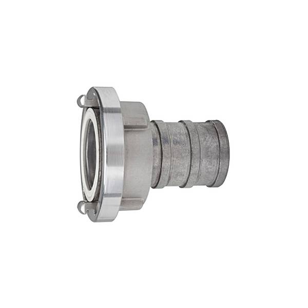 RIEGLER Storz-Kupplung, Schlauchstutzen, drehbar, Alu, Storz-Größe 75-B, LW 80, Betriebsdruck max. 16 bar, Betriebstemp.
