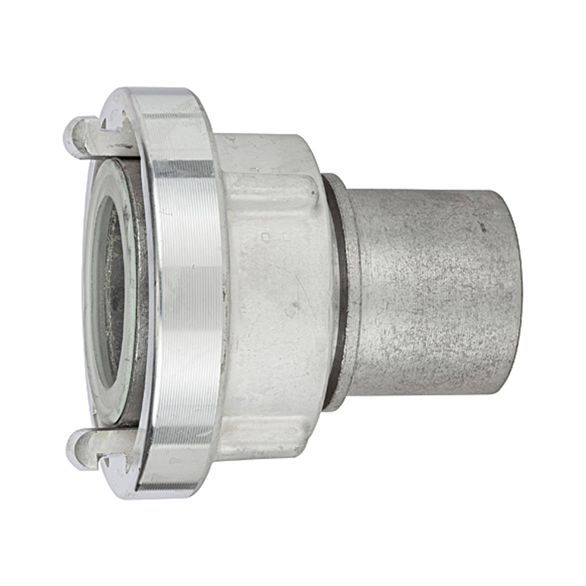 RIEGLER Storz-Kupplung, Schlauchstutzen, für Schaleneinband, drehbar, Alu, Storz-Größe 52-C, LW 50, PN max. 16 bar, Temp-0