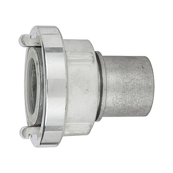 RIEGLER Storz-Kupplung, Schlauchstutzen, für Schaleneinband, drehbar, Alu, Storz-Größe 52-C, LW 50, PN max. 16 bar, Temp