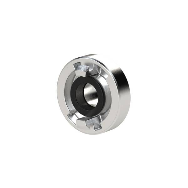 RIEGLER Storz-Festkupplung, Alu, Storz-Größe 52-C, Knaggenabstand 66 mm, G 2 AG, PN max. 16 bar, Betriebstemp. -40 °C bi