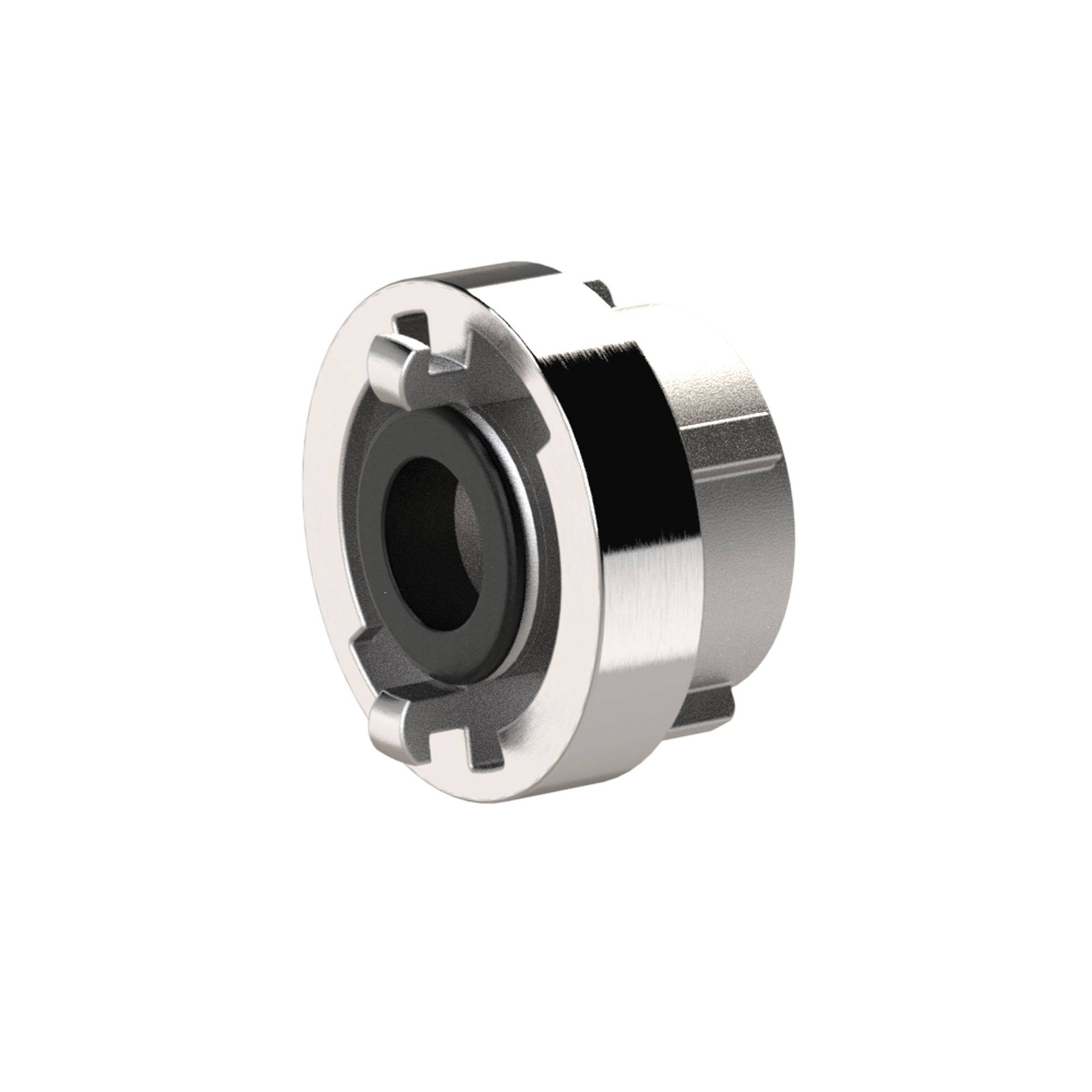 RIEGLER Storz-Festkupplung, Alu, Storz-Größe 25-D, Knaggenabstand 31 mm, G 1 IG, PN max. 16 bar, Betriebstemp. -40 °C bi-0