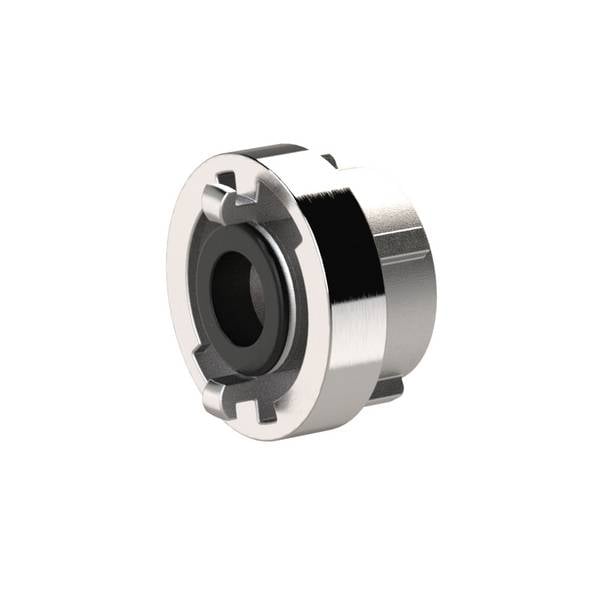 RIEGLER Storz-Festkupplung, Alu, Storz-Größe 25-D, Knaggenabstand 31 mm, G 1 IG, PN max. 16 bar, Betriebstemp. -40 °C bi