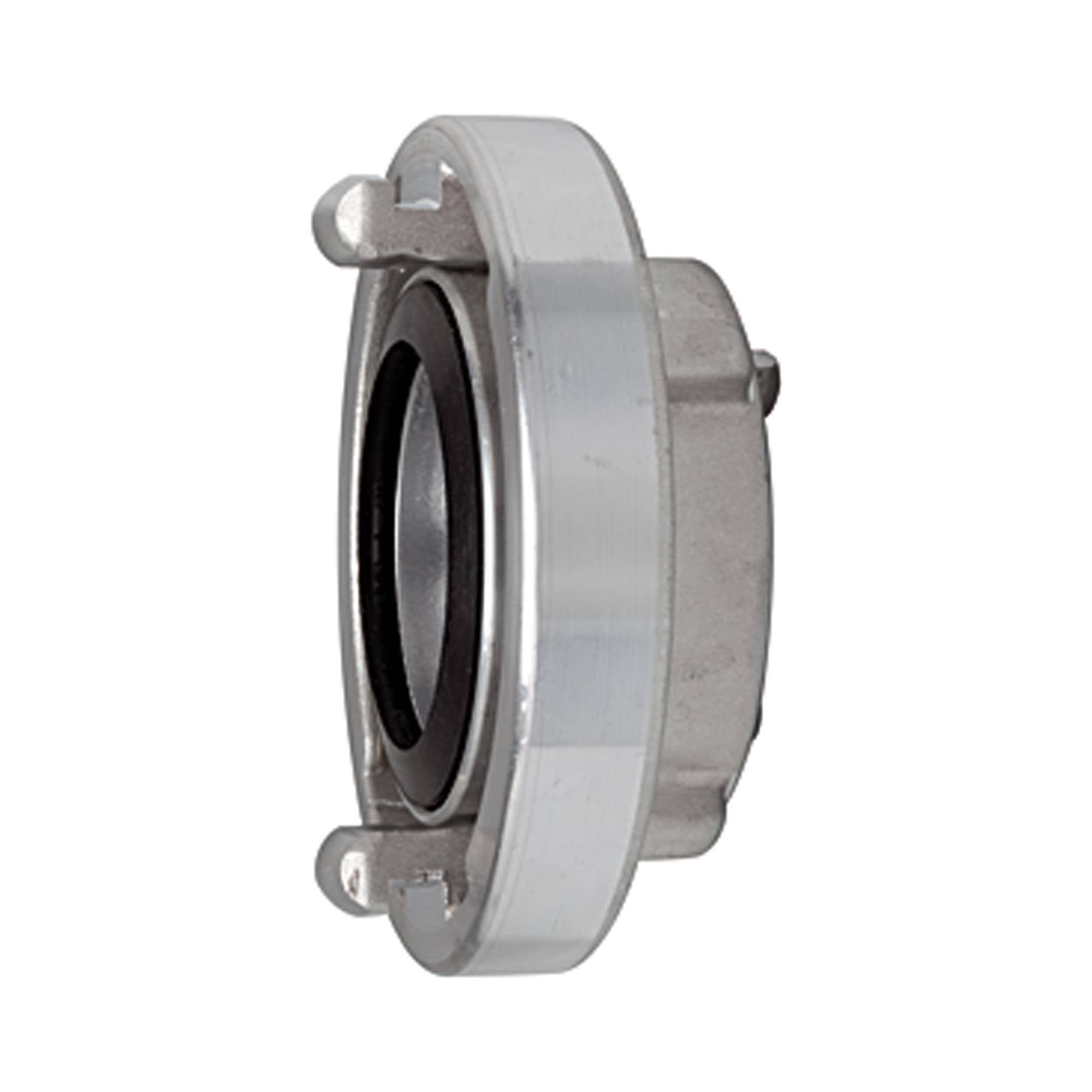 RIEGLER Storz-Übergangsstück, Alu, Storz-Größe 75-B/52-C, Knaggenabstand 89/66 mm, PN max. 16 bar, Betriebstemp. -40 °C-0