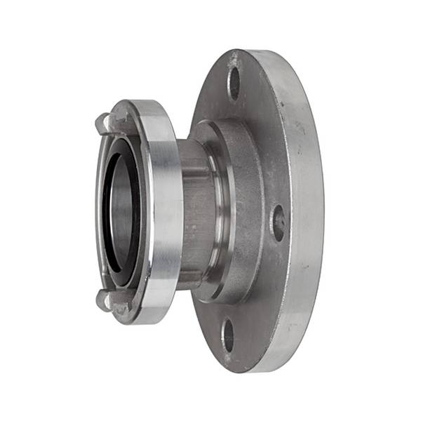 RIEGLER Storz-Übergangsstück, Alu, Storz-Größe 52-C, Knaggenabstand 66 mm, Flansch DN 50, PN max. 16 bar, Betriebstemp.