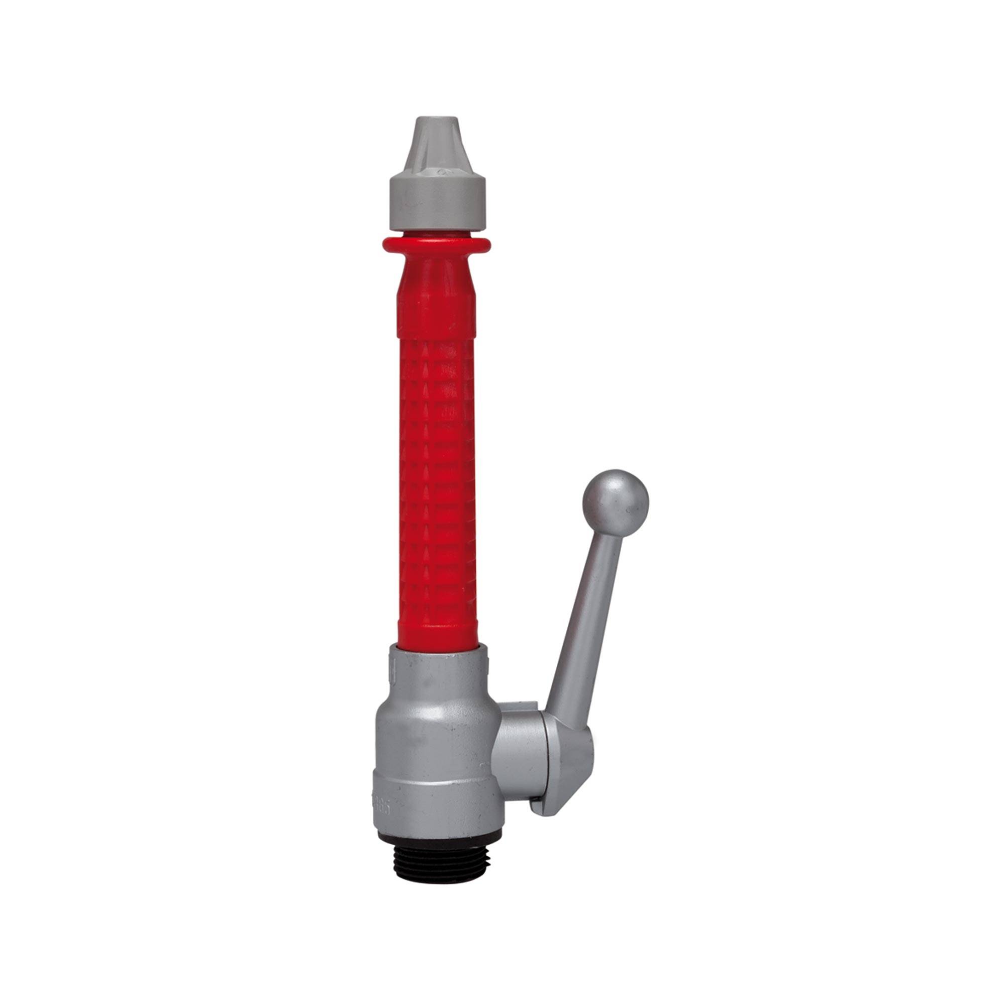 RIEGLER Mehrzweckstrahlrohr DIN 14365, Alu, G 1 AG, Düse 4 mm, Storz-Größe 25-D, Betriebsdruck max. 16 bar, Griffteil un-0