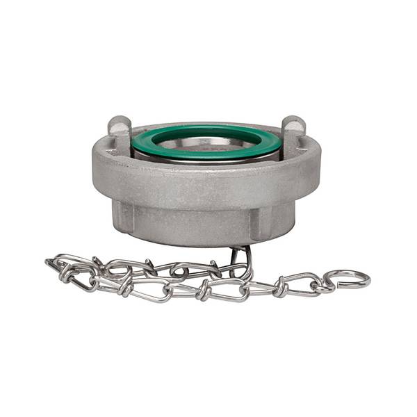 RIEGLER Storz-Blindkupplung, Kette, ES V4A, Storz-Größe 38, Knaggenabstand 51 mm, Betriebsdruck max. 16 bar, Betriebstem