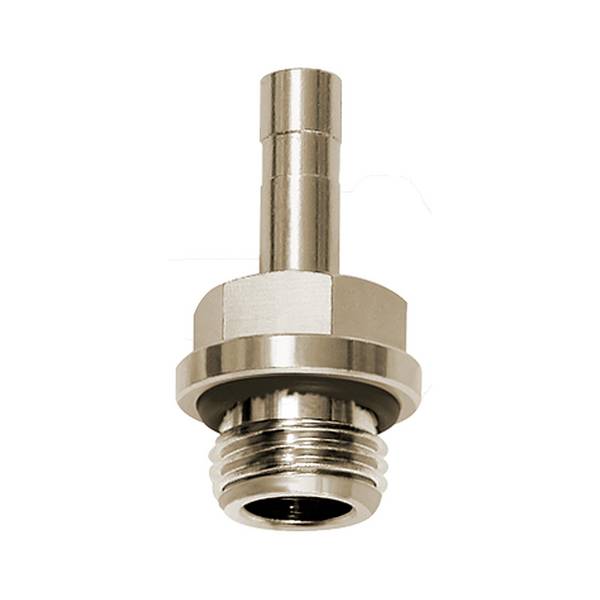 RIEGLER Gewinde-Stecknippel »click-clock«, G 1/4 a., für Schlauch-Außen-Ø 12 mm, Arbeitsdruck -0,99 bis 16 bar, Messing