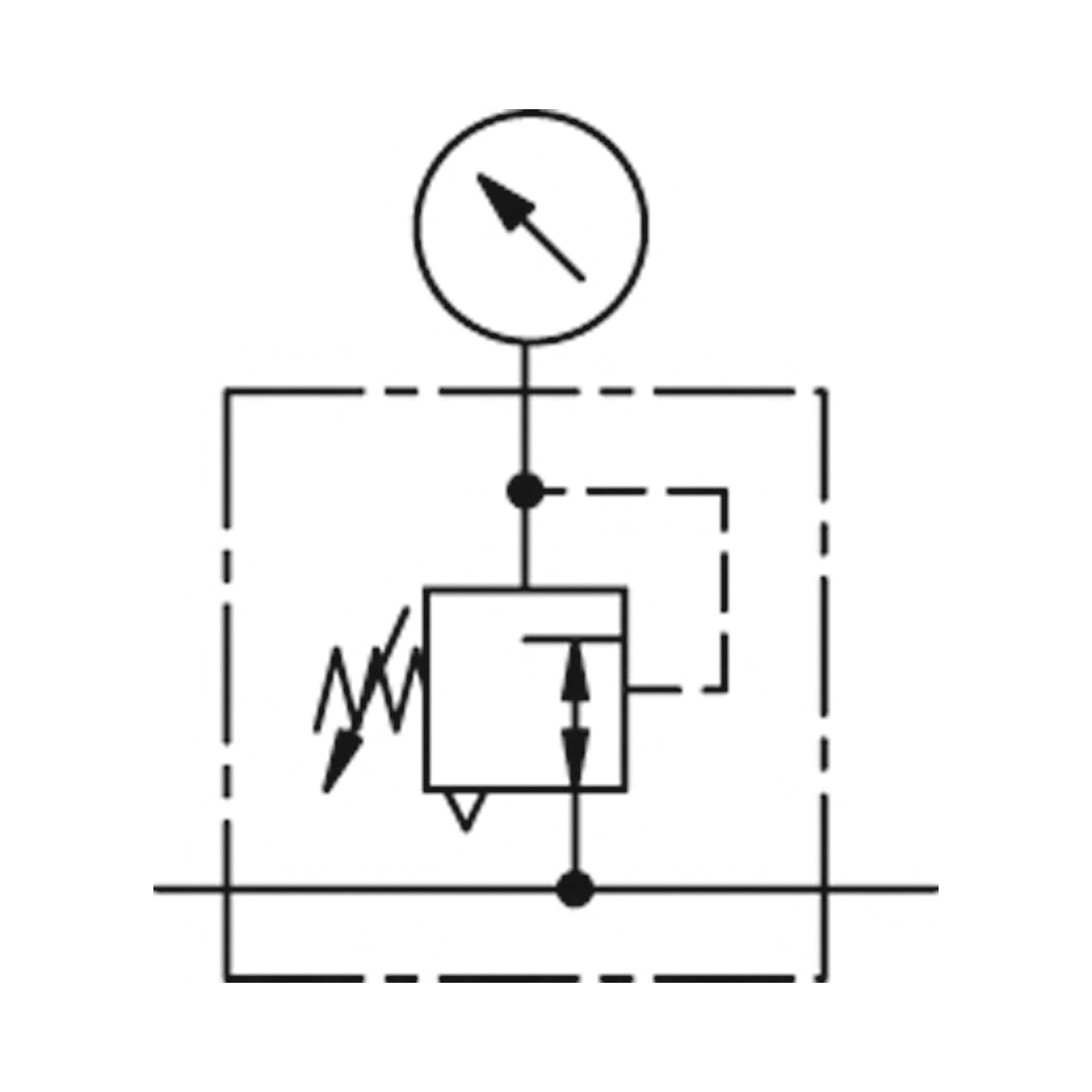Symbolbild für RIEGLER Präzisionsdruckregler, durchg. Druckversorgung »FUTURA«, inkl. Manometer, BG 1, G 1/4, PE max. 16 bar, Regelbere