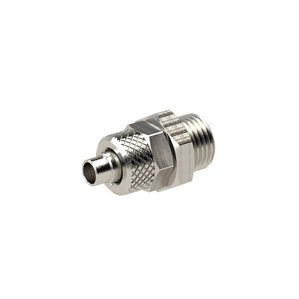 RIEGLER Gerade Einschraubverschraubung, G 1/8 a., für Schlauch 8/6 mm, SW 14, Edelstahl 1.4571.