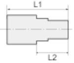 RIEGLER Gerade Aufschraubverschraubung G 1/8 i., für Schlauch 4/6 mm, SW 14, Arbeitsdruck max. 10 bar (20 °C) / max. 1 b-1