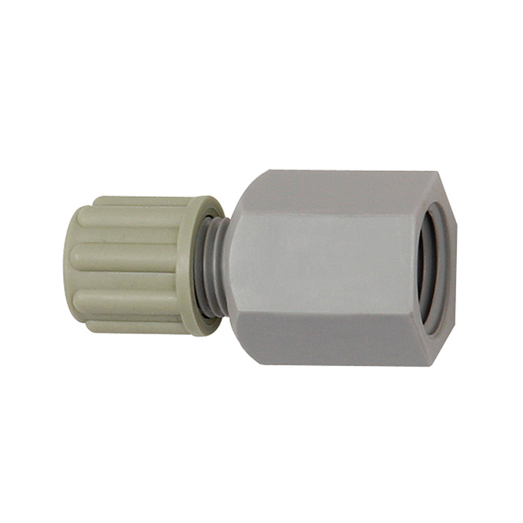 RIEGLER Gerade Aufschraubverschraubung G 1/8 i., für Schlauch 4/6 mm, SW 14, Arbeitsdruck max. 10 bar (20 °C) / max. 1 b-0