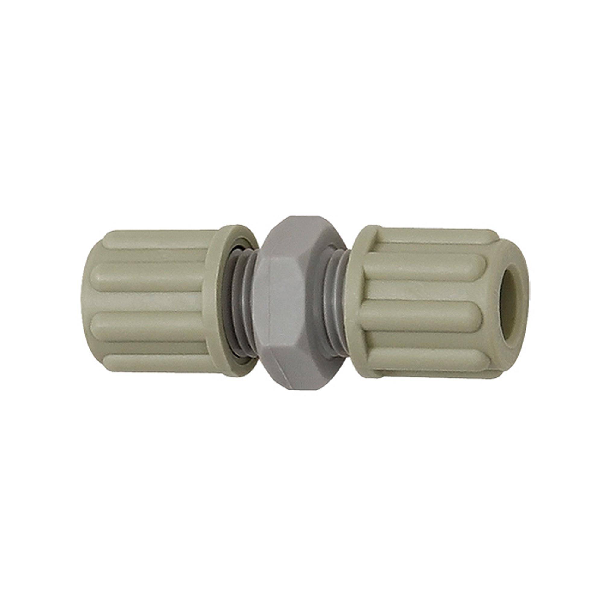 RIEGLER Gerade Schlauchverbindung, für Schlauch 8/10 mm, SW 22, Arbeitsdruck max. 10 bar (20 °C) / max. 1 bar (60 °C), P-0