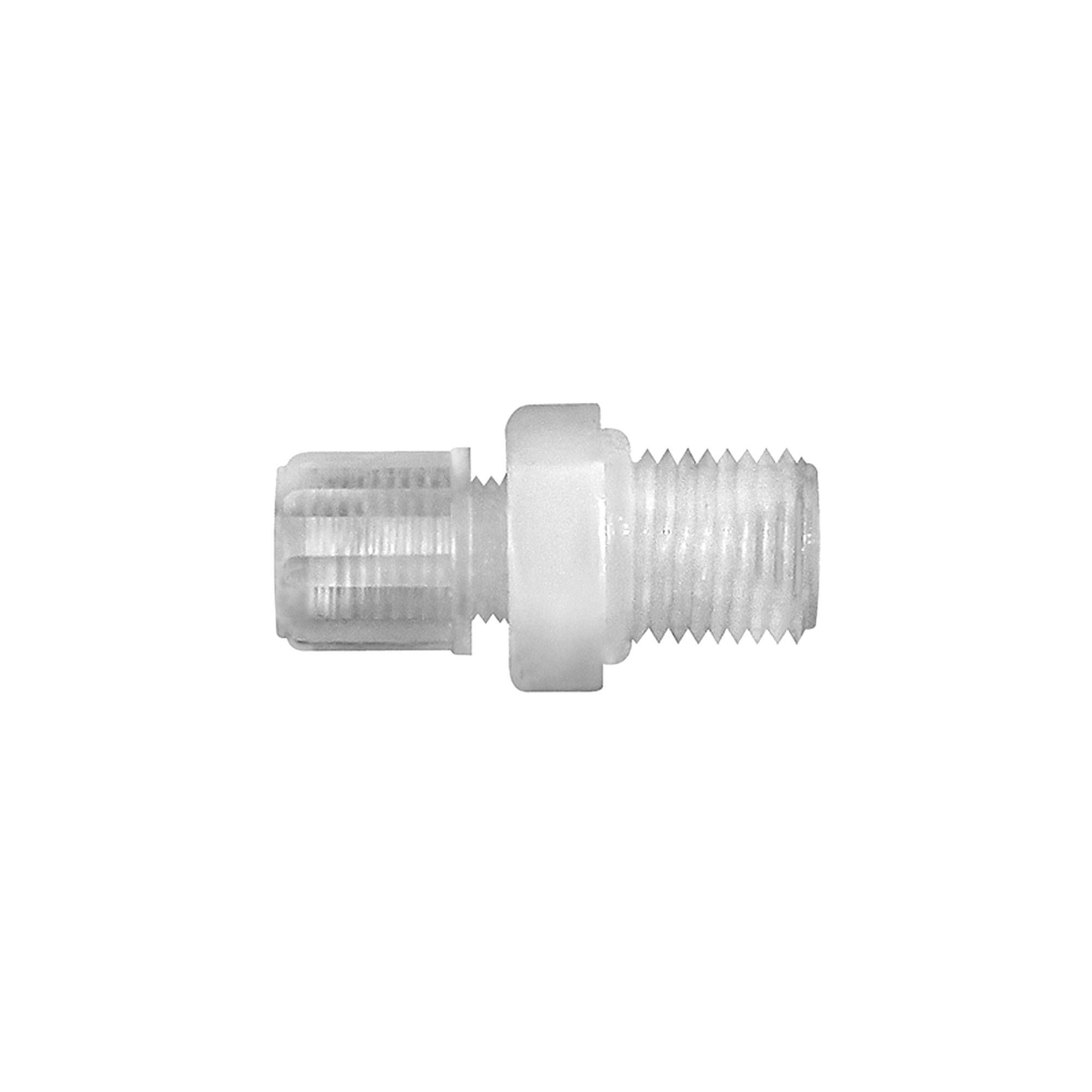 RIEGLER Gerade Einschraubverschraubung, G 1/8 a., für Schlauch 6/8 mm, SW 17, Arbeitsdruck max. 10 bar (20 °C) / max. 1-0