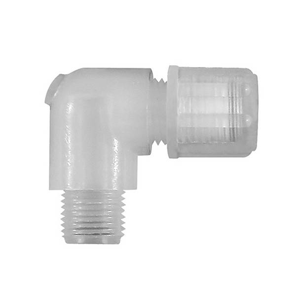 RIEGLER Winkel-Einschraubverschraubung G 3/8 a., für Schlauch 6/8 mm, Arbeitsdruck max. 10 bar (20 °C) / max. 1 bar (170
