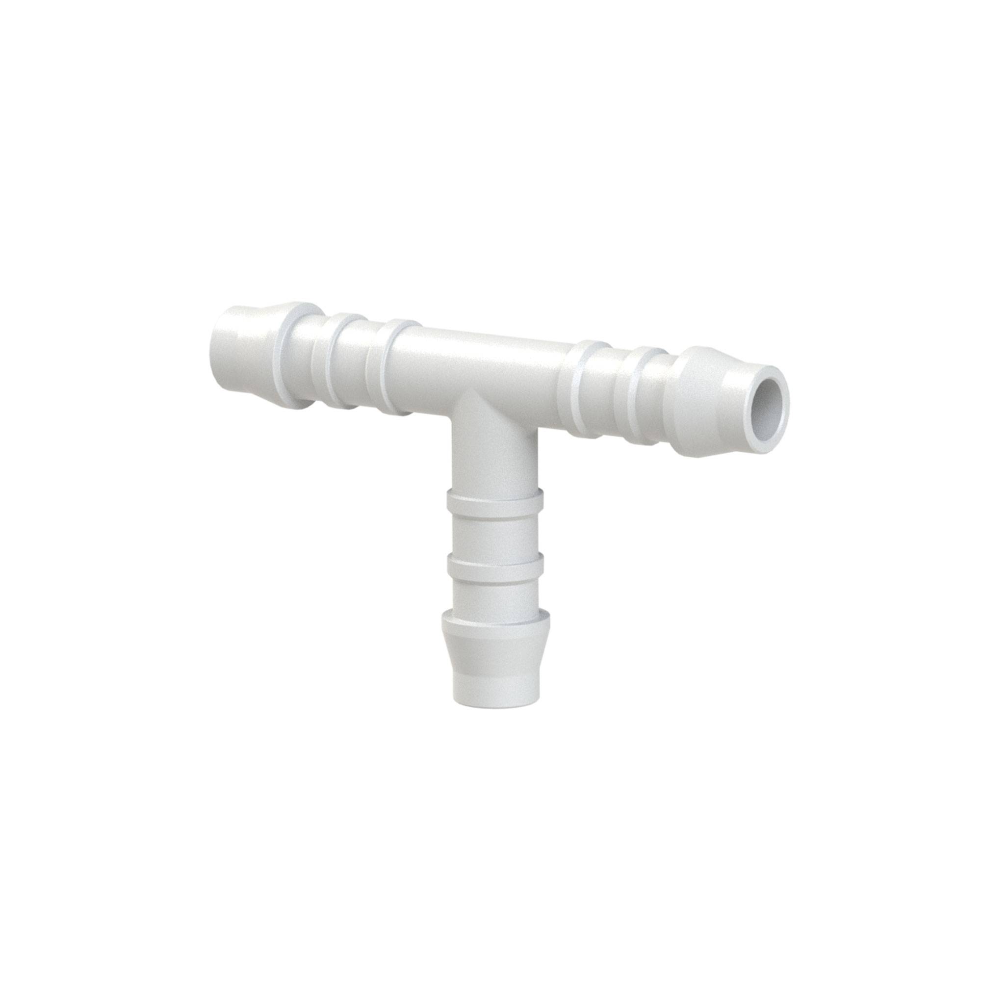 RIEGLER T-Schlauchverbindungsstutzen, für Schlauch LW 13 mm, Arbeitsdruck max. 10 bar, Temperaturbereich -40 bis 80 °C,-0