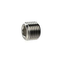 Ms.vernickelt Überwurfmutter mit Knickschutzfeder für Schlauch 6/4 mm 