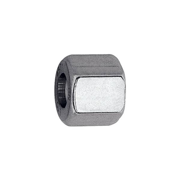 RIEGLER Überwurfmutter, M14x1,5, Rohr-Außen-Ø 8 mm, PN max. 315 bar, Edelstahl 1.4571. Geeignet für Druckluft, Flüssigk