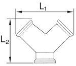 RIEGLER Verteiler, 2fach, Außengewinde R 1/8, Abgänge 2 x Innengewinde G 1/8, MS vernickelt, Betriebsdruck max. 60 bar,-1