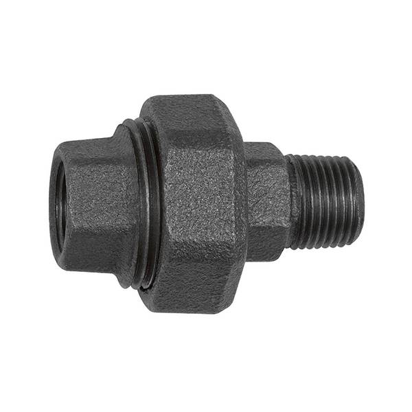 RIEGLER Verschr. 341, konisch dicht., R 1 1/4, Rp 1 1/4, Temperg. schw., Betriebstemperatur -20 °C bis 300 °C, ISO 7-1.