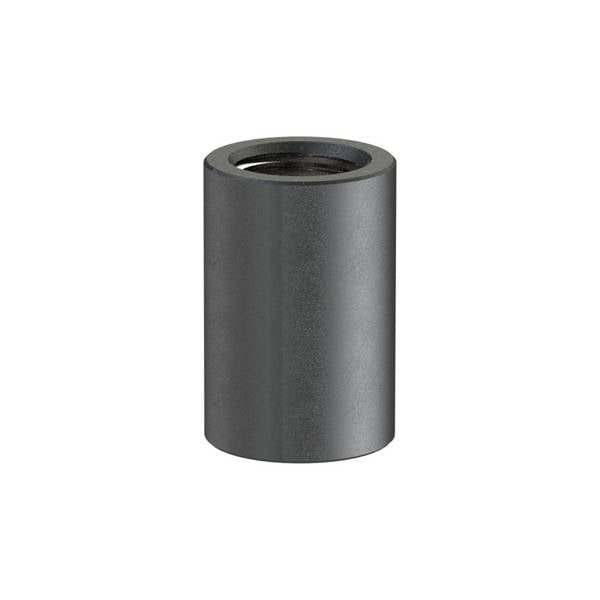 RIEGLER Anschweißmuffe 16, Stahl blank ST 37-2, durchgehendes Gewinde, Rp 1 1/4, Länge 48,0 mm, Arbeitsdruck max. 50 bar