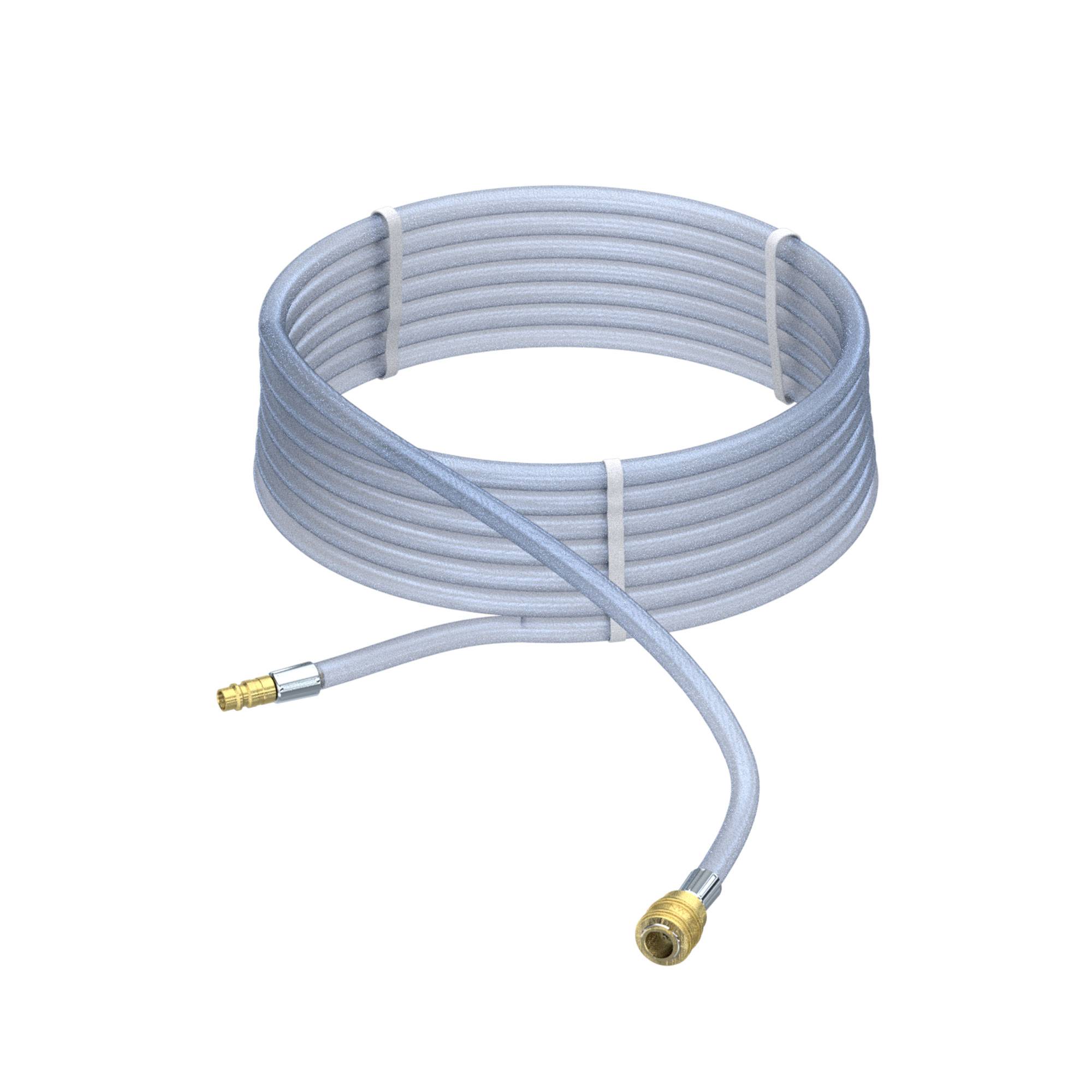 RIEGLER PVC-Gewebeschlauch-Set, Schnellverschlusskupplung, Betriebstemp. max. 60 °C, Schlauch-ø 15x9, PN bei 23 °C max.-0