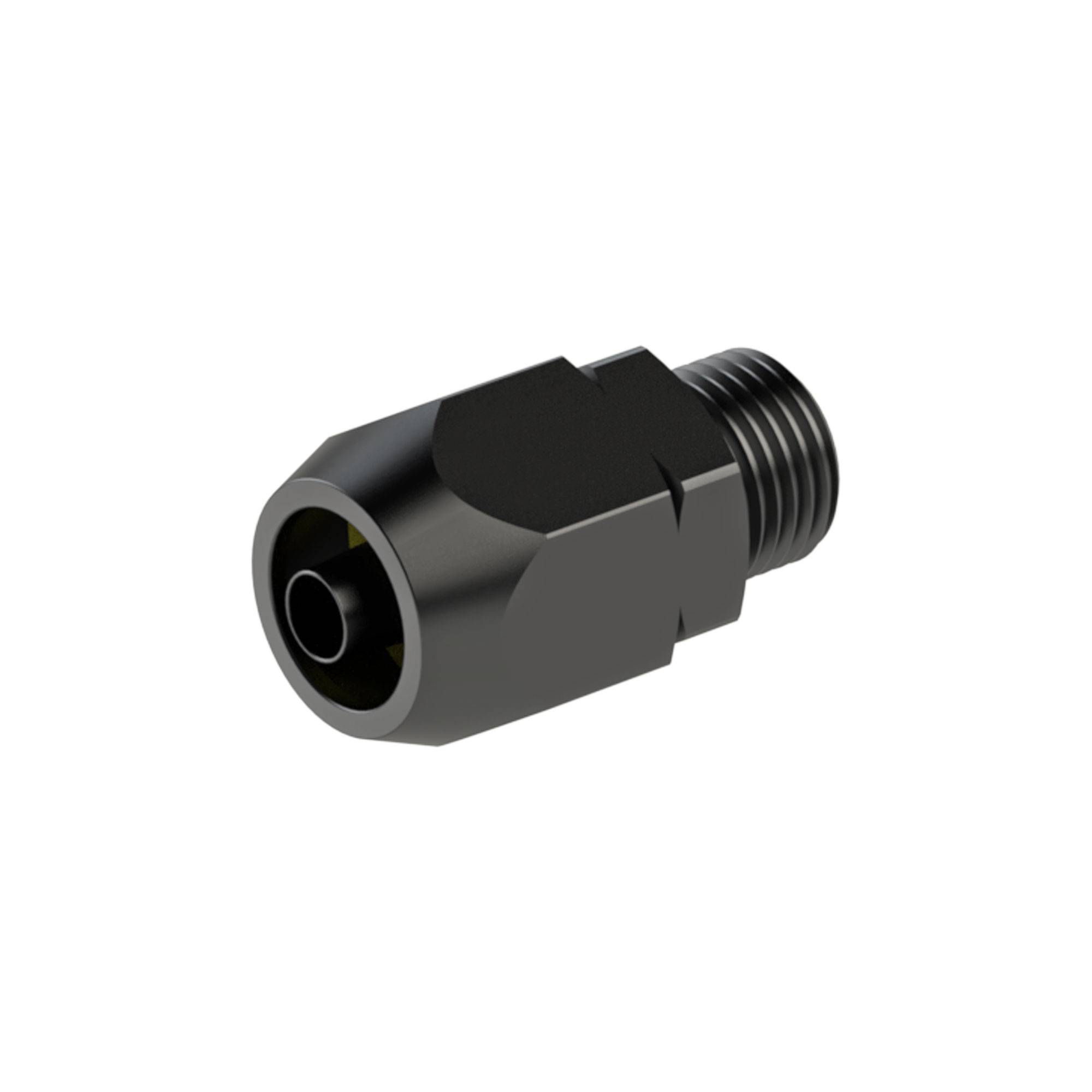 RIEGLER Einschraubverschraubung, Aluminium, für PVC-Gewebeschlauch 10x4, G 1/4, Temperaturbereich -10 °C bis 60 °C, PN m-0