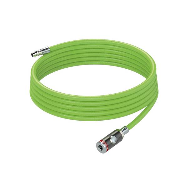 RIEGLER PVC-Gewebeschlauch-Set, Sicherheitskupplung, Betriebstemp. -15 °C bis 60 °C, Schlauch-ø 12x6, PN bei 20 °C max.