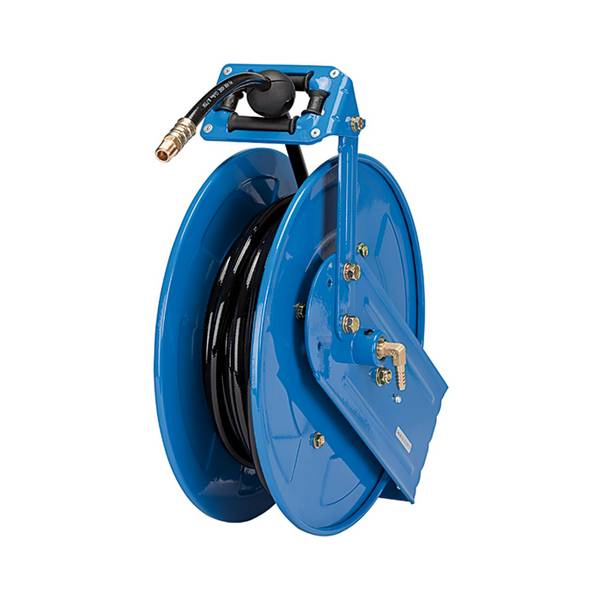 RIEGLER Schlauchaufroller für Druckluft/Wasser, PU-Schlauch ø 10x6,5, Betriebstemp. -10 °C bis 40 °C, PN max. 10 bar, Sc