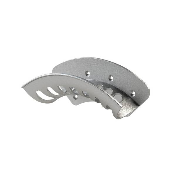 RIEGLER Schlauchhalter, Aluminium unlackiert, klein, max. Schlauchaufnahmemenge bei Ø 6, 35 - 40 m. Zur einfachen Wandm