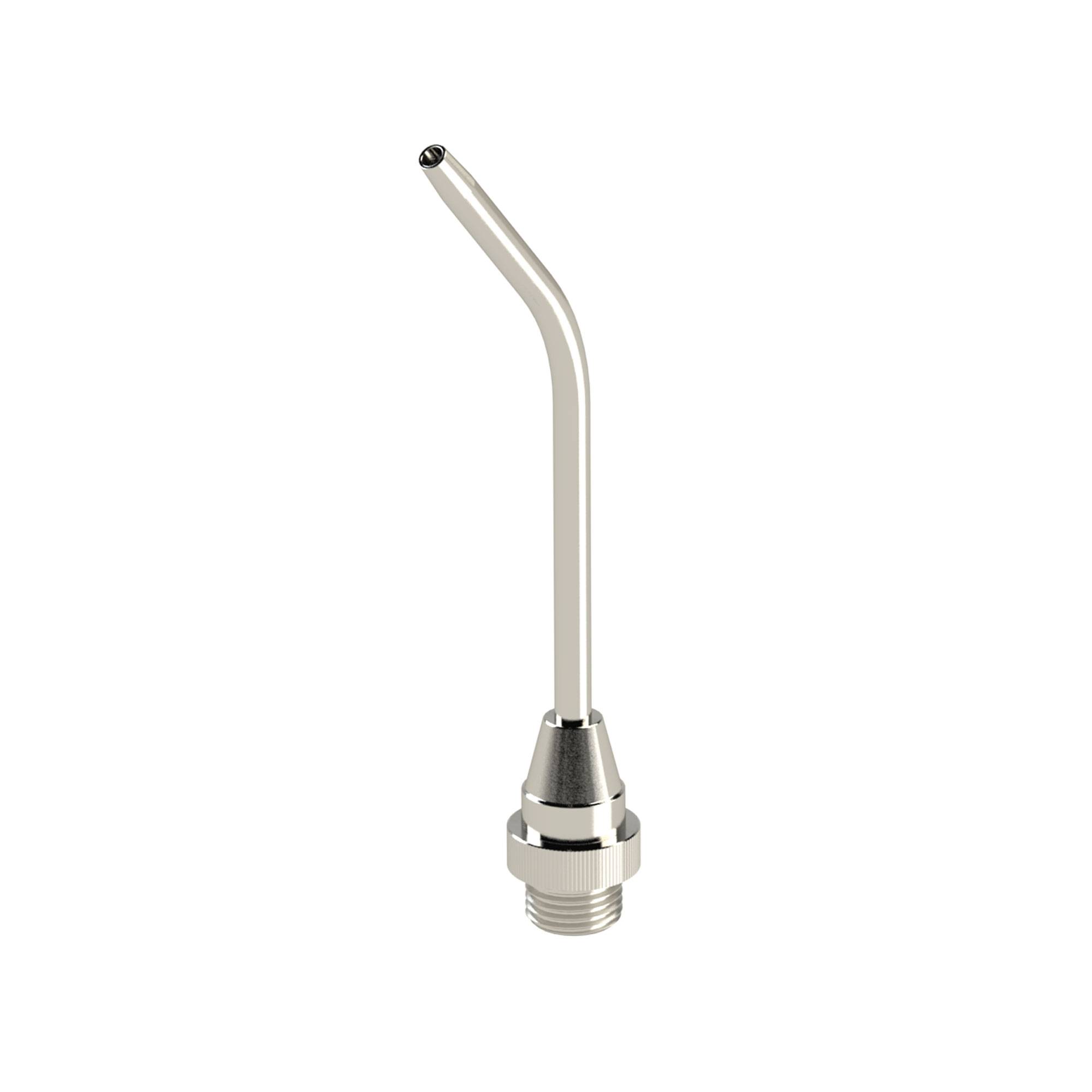 RIEGLER Verlängerungsdüse, Düsenbohrung 3,0 mm, Messing vernickelt, 150 mm lang gebogen, Anschluss M12x1,25. Zum gezie-0