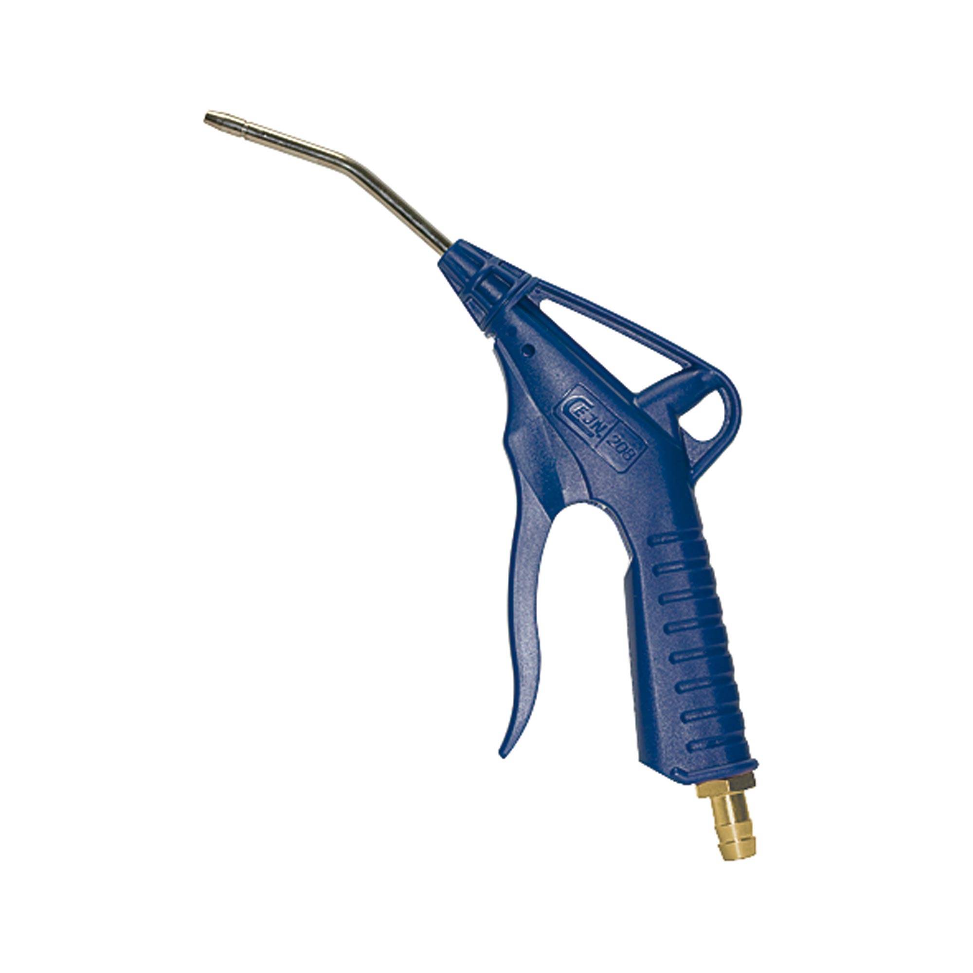 RIEGLER Dosierbare Blaspistole 90 mm Rohr, POM, Anschlussgewinde Rc 1/4, Temp. -20°C bis 60°C, PN max. 16 bar, für Kuppl-0