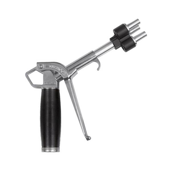 RIEGLER Hochleistungs-Blaspistole »Typhoon« mit Multijet-Düse, Aluminium, Betriebstemperatur -10 °C bis 50 °C, PN max. 1