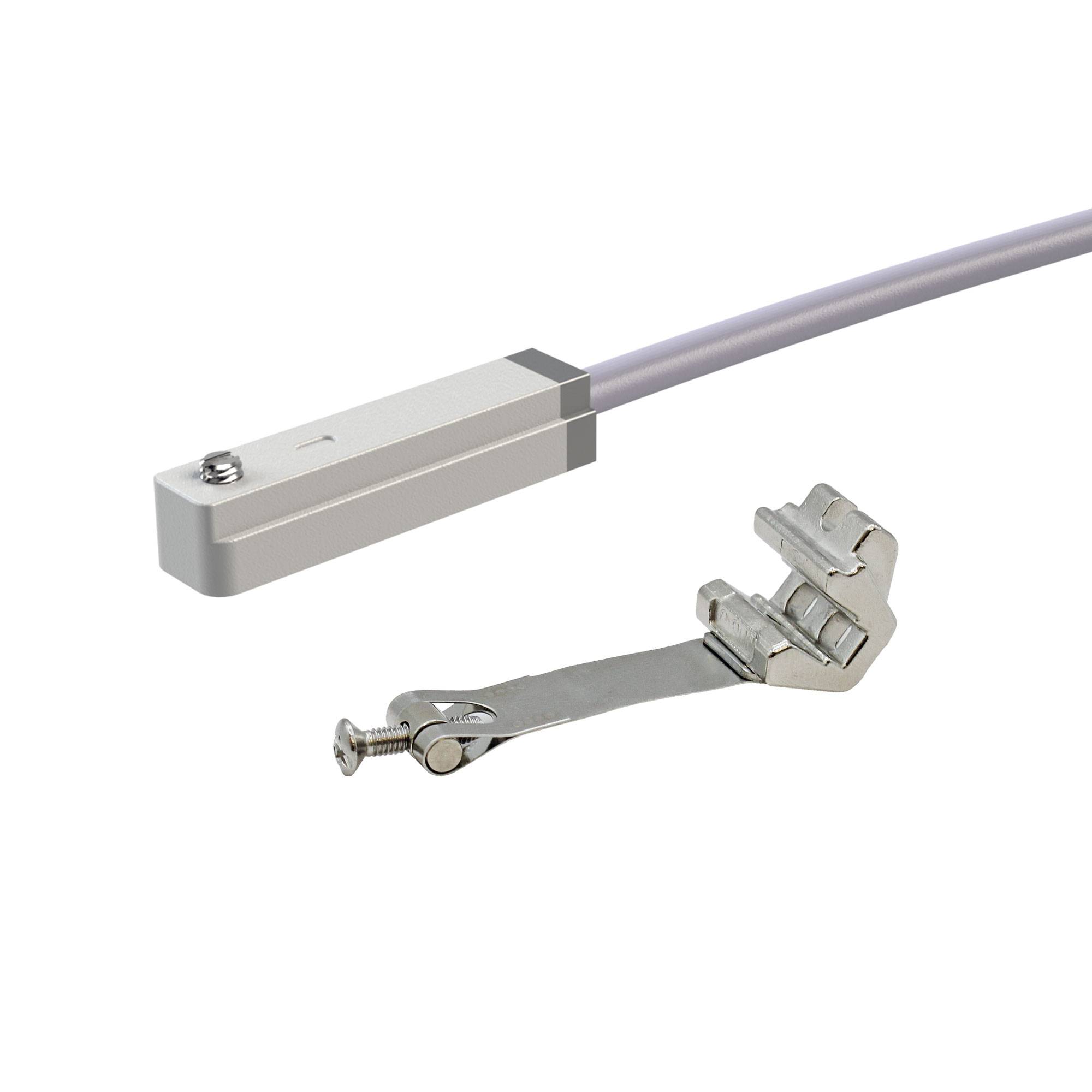 RIEGLER Sensor, Typ »CS1«, für Rundzylinder Serie »MI« und »MSI«, Kolben-Ø 20, HALL-Sensor, 3-Draht, 3 m Kabel, NO, PNP.