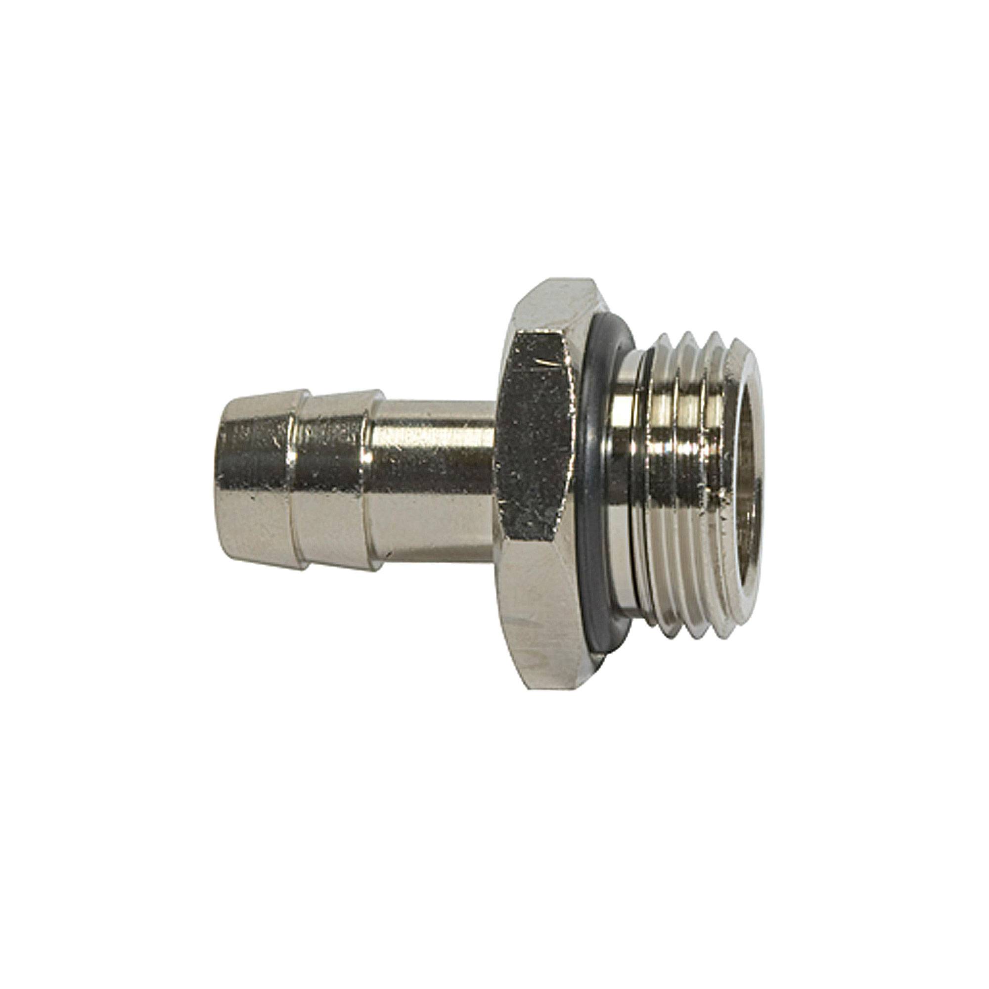 RIEGLER Einschraubschlauchtülle, O-Ring »value line«, G 1/2, f. Schlauch LW 12, Betriebsdr. max. 60 bar, Betriebstemp. m-0