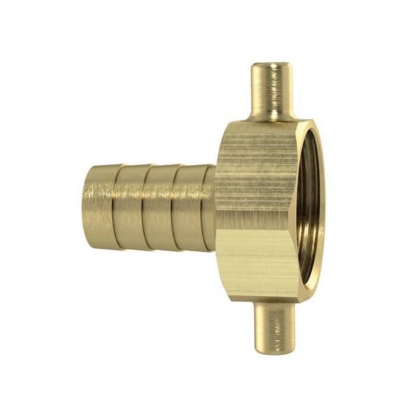 RIEGLER 2/3 Schlauchverschraubung, G 1 x 16 mm, Überwurfmutter, leichte CH Ausführung, Messing blank.