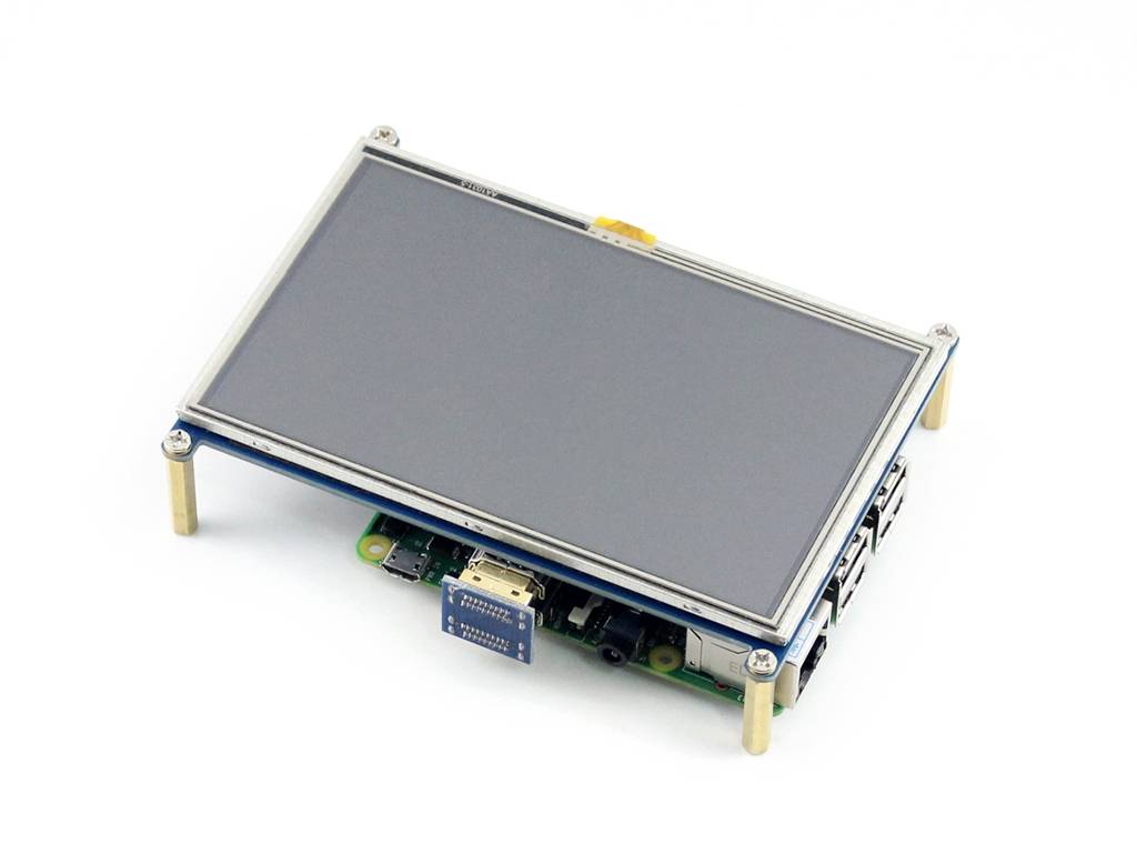 Waveshare 5 inch Raspberry Pi Display 800x480 resistive Touch Screen LCD HDMI interface-2