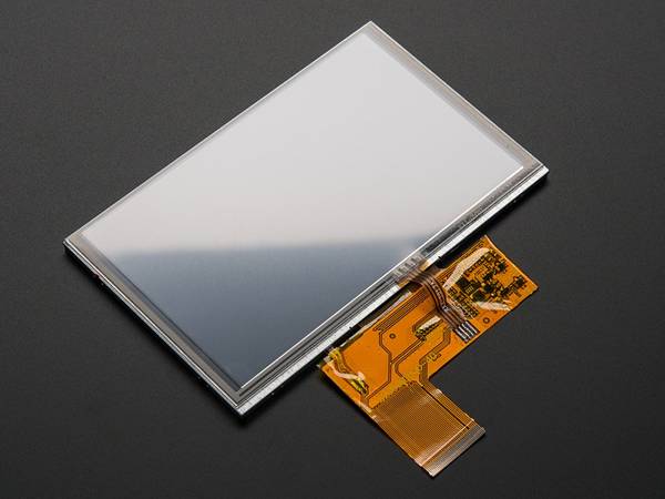 Adafruit 5.0\" 40-pin TFT Display, 800x480 mit Touchscreen