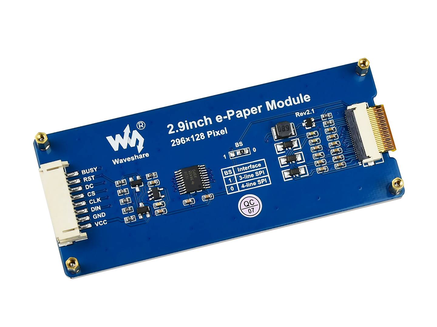 Waveshare 2,9 inch 296x128 E-Ink E-Paper Display Modul SPI für Raspberry Pi Arduino-3
