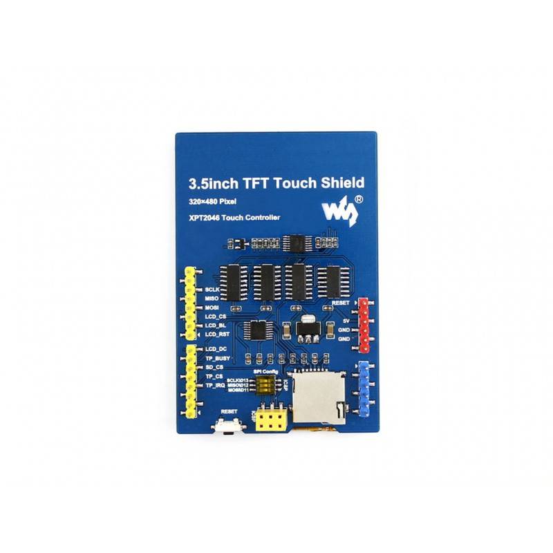 Waveshare 3,5inch 480x320 Resistive Touch TFT LCD Shield Display ILI9486 SPI for Arduino-2