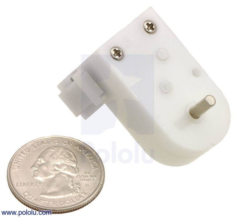 Pololu 120:1 Mini Plastic Gearmotor HP with Offset 3mm D-Shaft Output-2