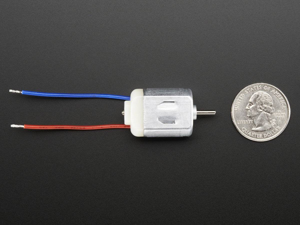 DC Toy Hobby Motor - 130 Size 4.5V to 9VDC Working with Arduino-1