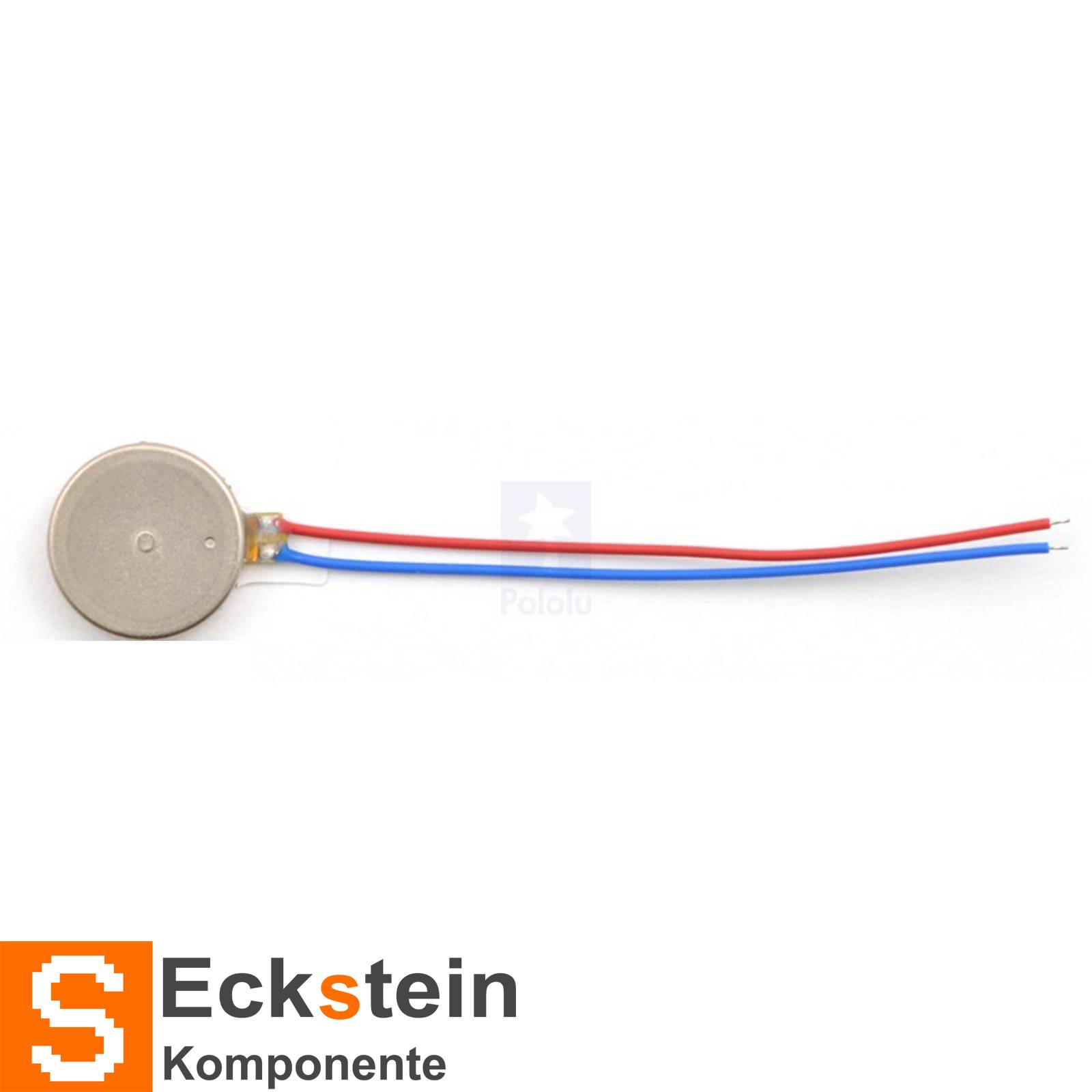 Pololu Shaftless Vibration Motor 10D x 2.0mm, 60mA @3V 1638-4