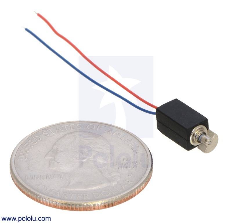 Pololu Vibration Motor 11.6×4.6×4.8mm-3